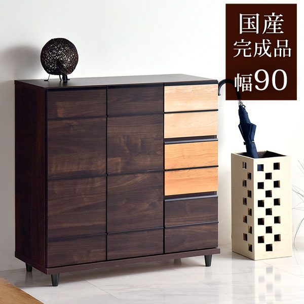 楽天市場】国産 完成品 シューズボックス 幅74 ハイタイプ 消臭・脱臭 ...