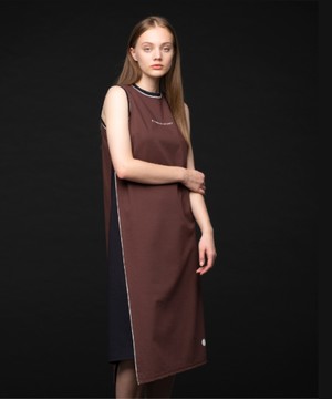 公式 ランバンスポール アシンメトリーワンピース レディース ウェア ワンピース ゴルフ スポーツ Vlrn Siteleco Fr