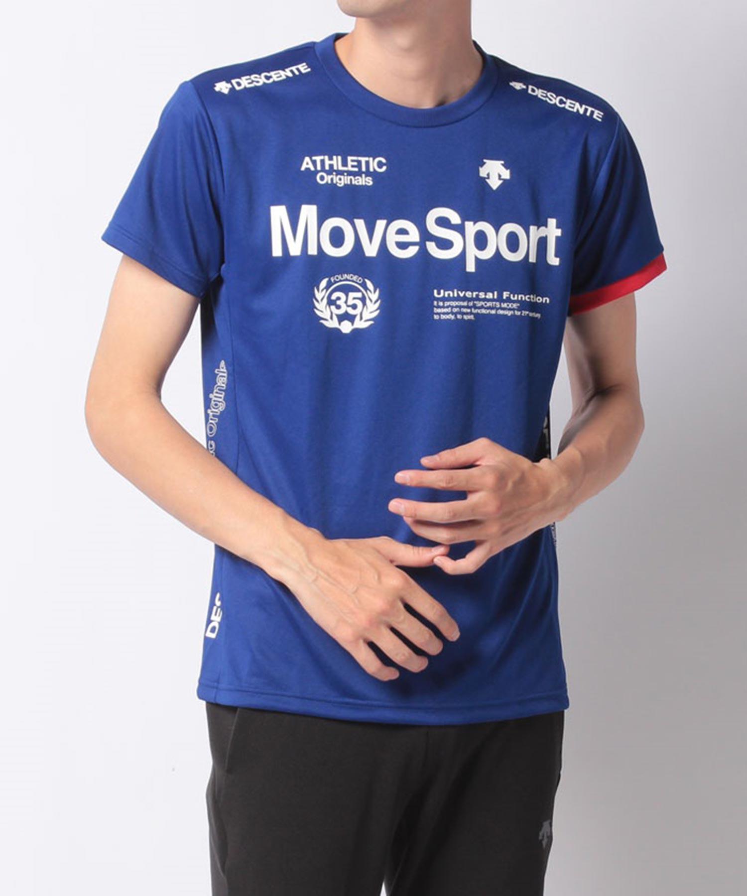 公式 デサント 公式限定 半袖tシャツ メンズ レディース ユニセックス Move Sport Movesport ムーブスポーツ ウェア 半袖 Descente 人気 22年春夏モデル ブランド Tシャツ スポーツウェア Dx C0817 2周年記念イベントが 限定 トレーニング