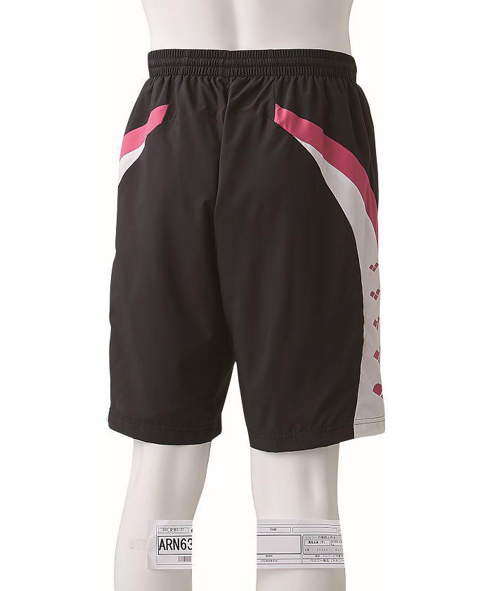 【公式】アリーナチームラインウィンドハーフパンツメンズ男性ウェアハーフショートパンツボトムス水泳競泳スイムスイミング水着スポーツウェアブランドARN-6312P2022年秋冬モデル