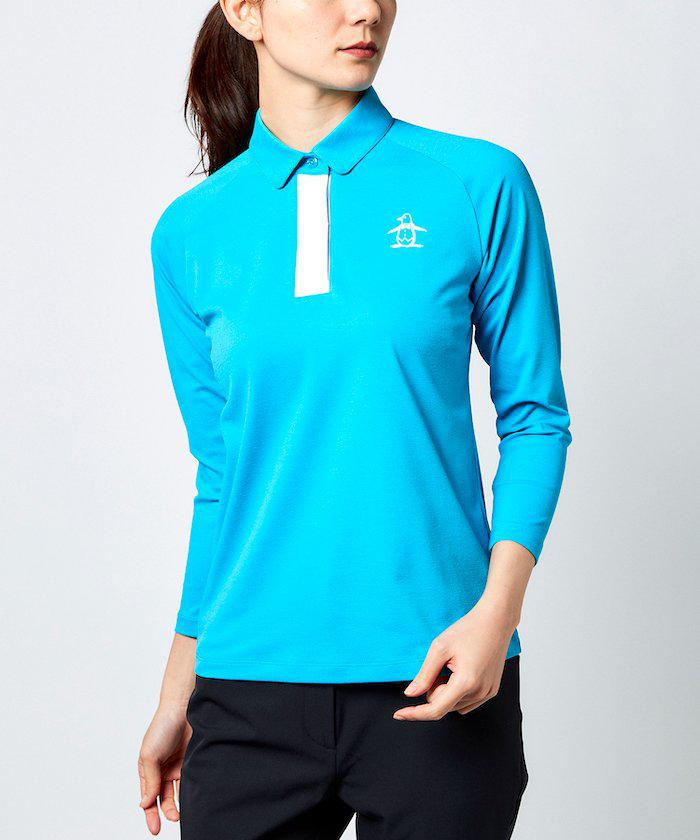 マンシングウェア Sunscreen前たて配色長袖シャツ 吸汗速乾 クーリング サンスクリーン ソロテックス ストレッチ レディース ウェア シャツ ポロシャツ ポロ ゴルフ ゴルフウェア おしゃれ スポーツウェア ブランド マンシング 22年秋冬モデル Mgwujb04 オープニング