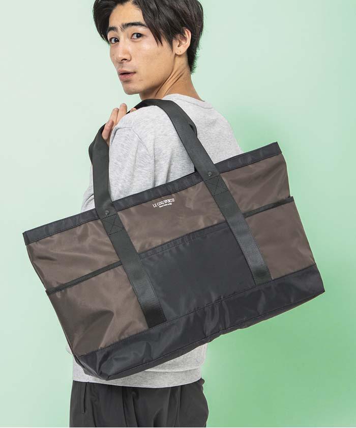 ブランド激安セール会場 ルコックスポルティフ ビッグトートバッグ 撥水 軽量 汎用性 たっぷり収納 メンズ レディース ユニセックス バッグ トートバッグ トート ライフスタイル カジュアル ムーブウェア スポーツウェア ブランド ルコック 22年秋冬モデル Qmauja51 Www