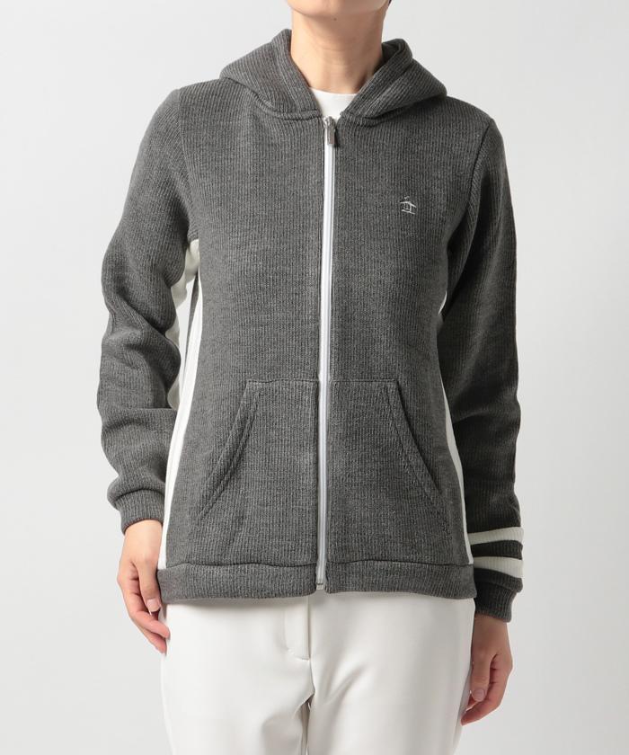 マンシングウェア 吸湿発熱フーデッドカットソー パーカー レディース ウェア ジャージ スウェット ゴルフ ゴルフウェア おしゃれ スポーツウェア ブランド マンシング 22年秋冬モデル Mgwujl50ch 人気ブランド