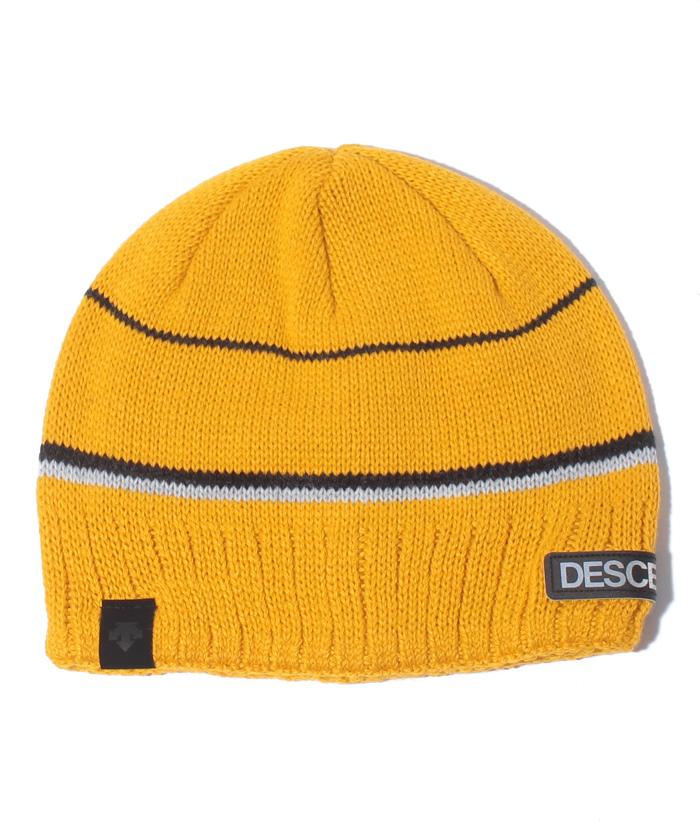 デサント ニットキャップ Knit 冬用 アクセサリー ウィンタースポーツ 日本製 22年秋冬モデル ウィンター キャップ スキーウェア ストライプ柄 Dwbugc02d メンズ 小物 ヒートナビ 防寒 保温 ブランド スキー帽 帽子 Cap Ski