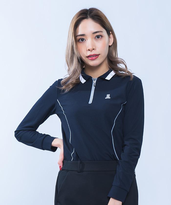 【公式】【SALE/20%OFF】 ランバン スポール 長袖ポロシャツ【 SUNSCREEN / 吸汗速乾 / UVカット 】 レディース ゴルフ ウェア シャツ ポロシャツ ゴルフウェア おしゃれ スポーツ ブランド セール 2024年春夏モデル VLX1031W3画像