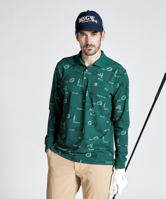 楽天市場】【公式】 マンシングウェア ドット鹿の子 長袖