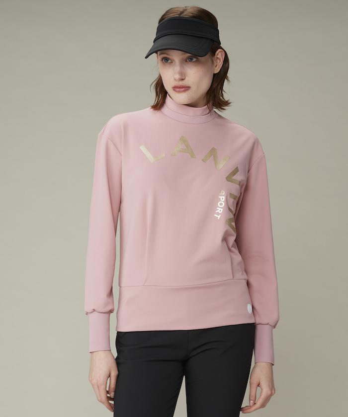 新品⭐ランバンスポール　モックネック　トップス LANVIN SPORT モックネック長袖シャツ【ストレッチ/UV