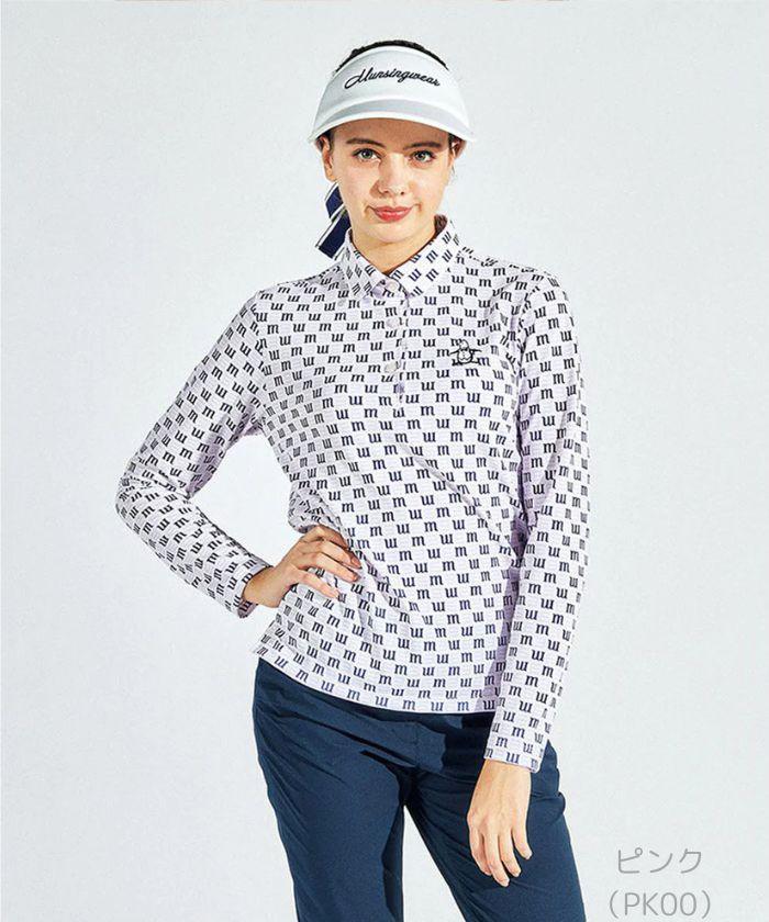 【百貨店大売り出し 30%OFF】【堅苦しさ】マンシングウェア ロゴタイプ刷り上げる長袖スポーツシャツ レディース 亭主もち 吸汗速乾 伸ばすこと サンスクリーン UV撥ねのける クーリング成り行き 遮熱 スポーツシャツ ゴルフ プルオーバー 今めかしい 運動競技 ブランド名 MG5SLS24L 2025年春夏ひな形