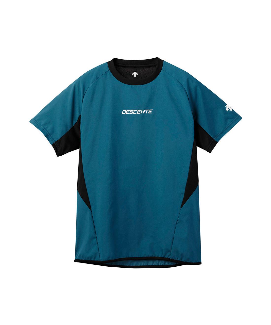 DESCENTE - 【実使用】ロッテ　マリーンズ　矢嶋　プラクティスシャツ　デサント　XO デサント 野球 DESCENTE 野球 丸首長袖アンダーシャツ 【返品