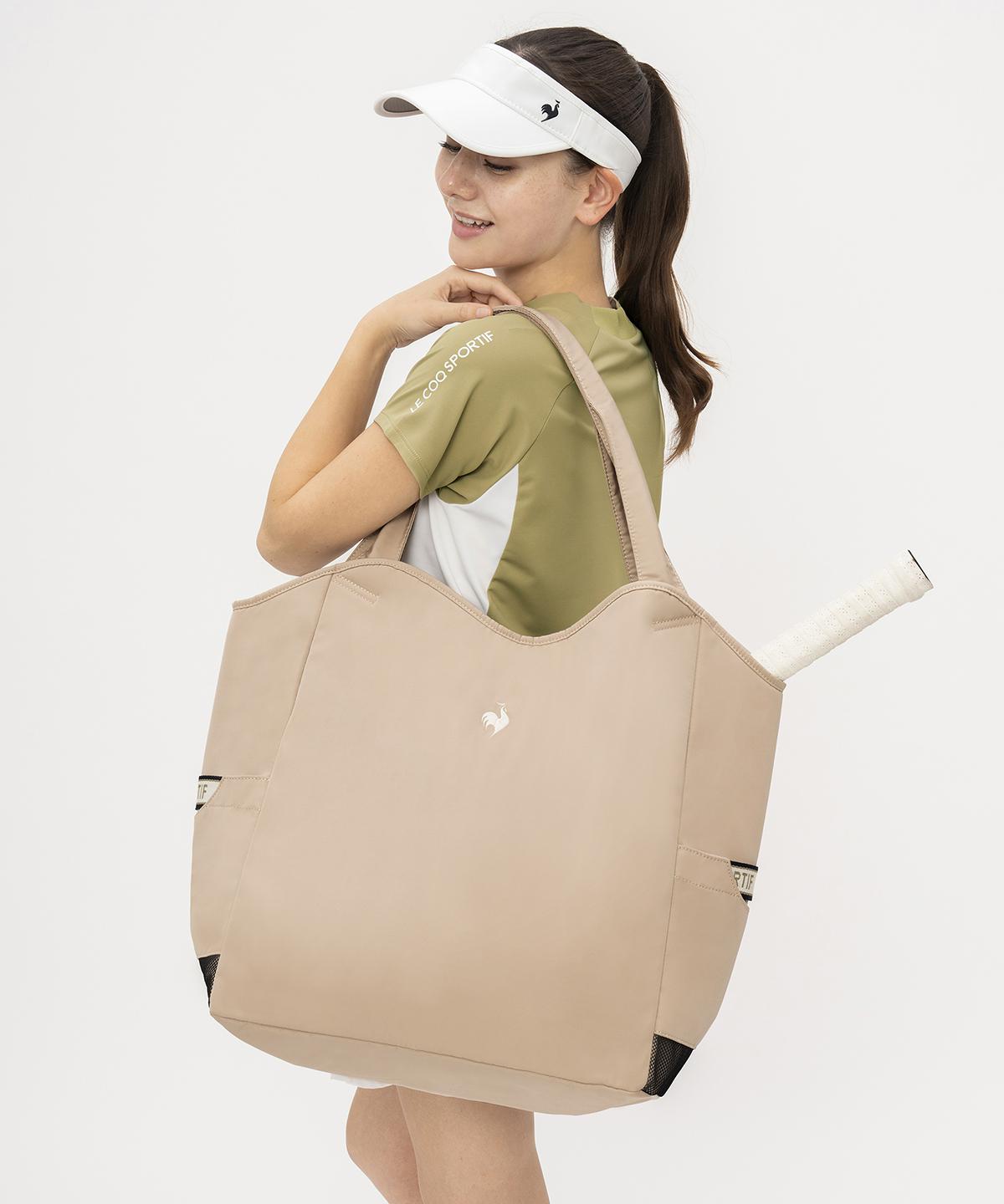 【百貨店大売り出し 10%OFF】【堅苦しさ】 ルコックスポルティフ ラケットトートバッグ レディース 亭主もち 櫂納める 壜隠し付 体育館 庭球 形づくる 運動競技 ブランド名 LN5STT10L 2025年秋冬ひな形