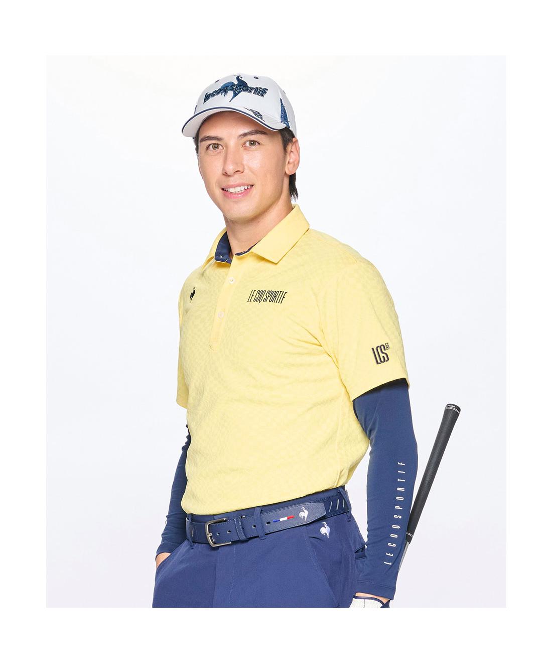 【公式】ルコックスポルティフ ゴルフ インナーセット2WAYシャツ メンズ 男性 吸汗速乾 ストレッチ UVカット サンスクリーン 半袖ポロシャツ ゴルフウェア スポーツ ブランド LG5STZ01M 2025年春夏モデル