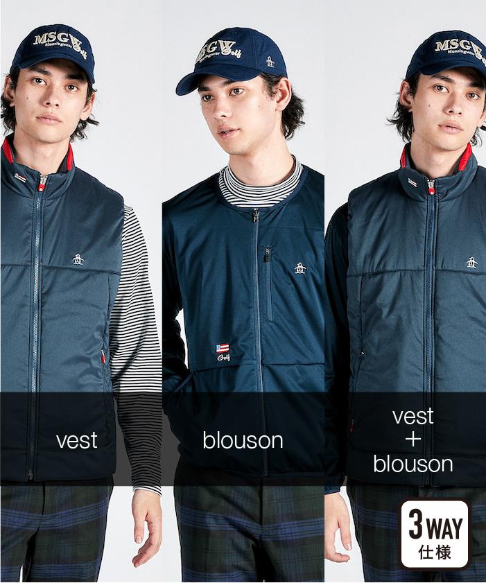 楽天市場】【公式】 マンシングウェア 【ENVOY】 プルオーバーブルゾン