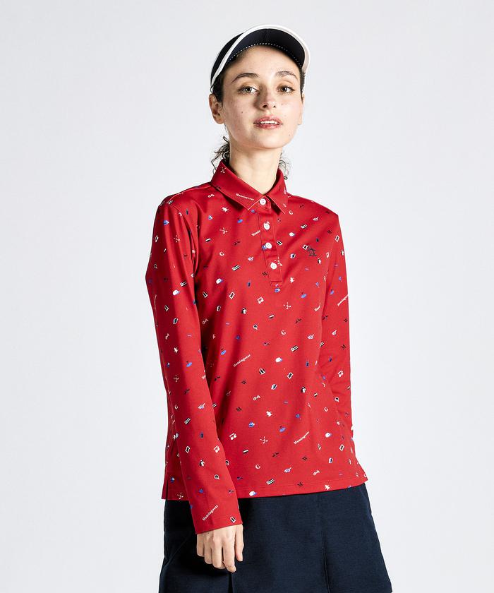 楽天市場】【公式】 マンシングウェア 鹿の子ボーダー ハーフジップ