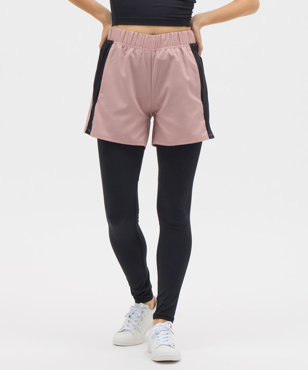 【公式】 ルコックスポルティフ le coq sportif ショートパンツ 5インチ レディース 女性 ストレッチ/UV CUT(UPF30) ウエスト紐付き 左右ポケット付き ヨガ スタジオ ジム ハーフパンツ ショートパンツ ボトムス トレーニング スポーツ LZ5FHP11L 2025年秋冬モデル