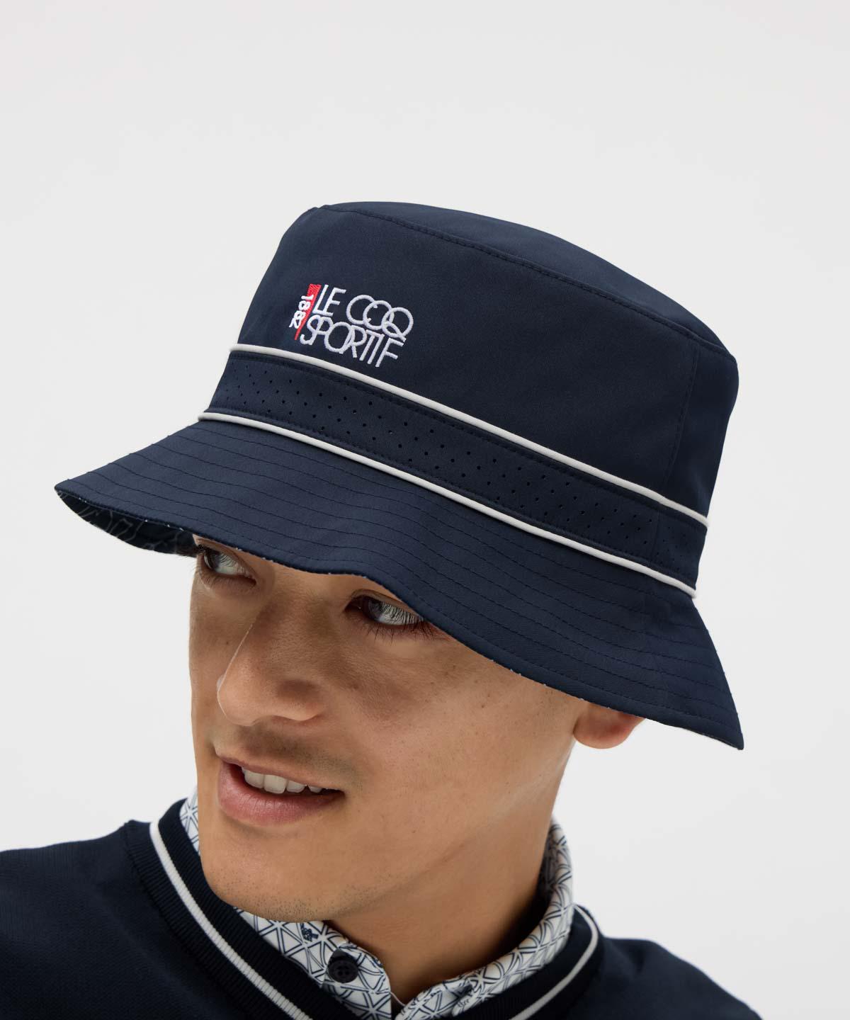 【公式】ルコックスポルティフ ゴルフ le coq sportif golf 【大きいサイズ】リバーシブルハット メンズ 男性 帽子 小物 ゴルフ タウンユース おしゃれ スポーツ LG5FCPB1M 2025年秋冬モデル