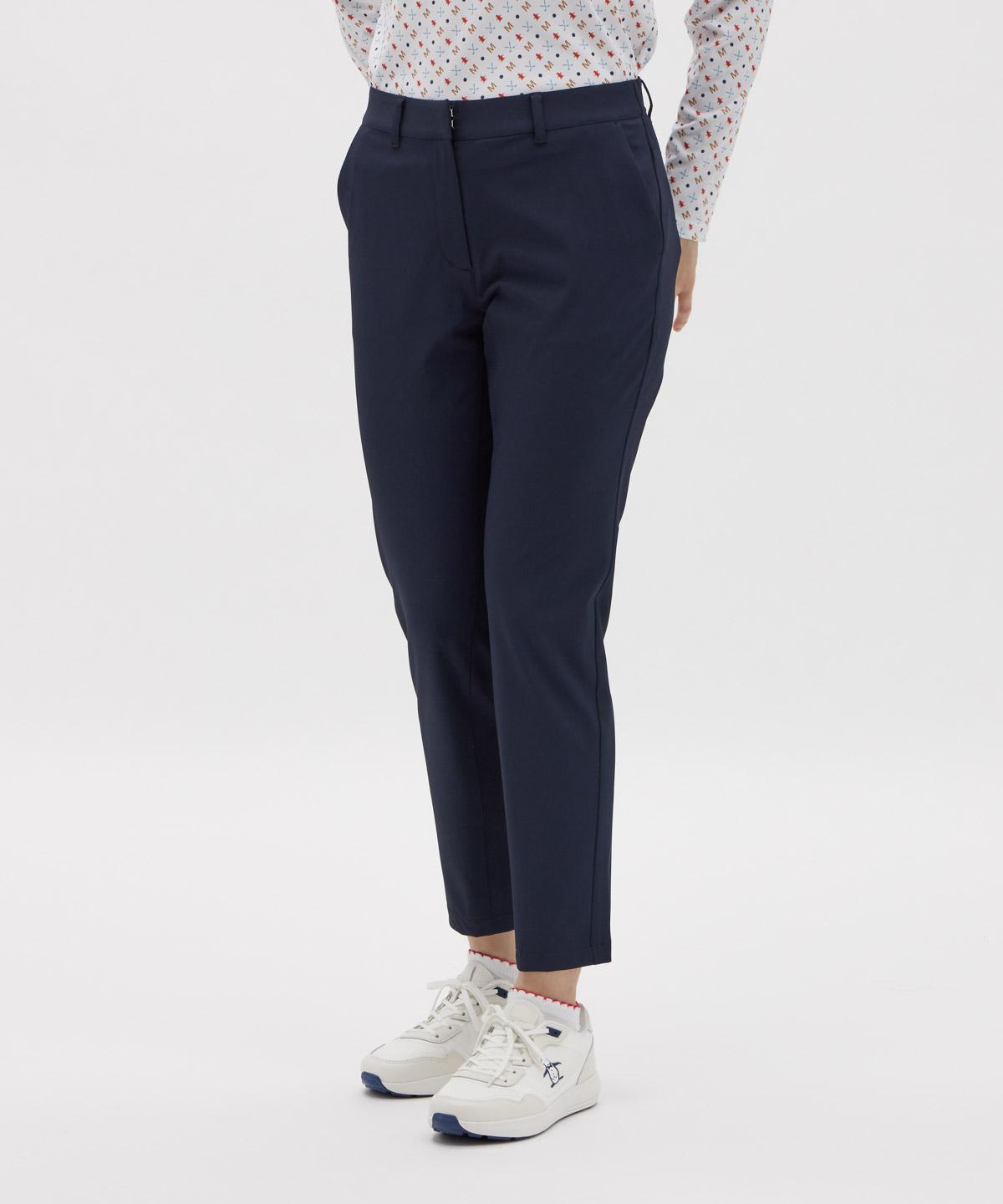 【公式】マンシングウェア MUNSINGWEAR ウィングスルー9分丈パンツ レディース 女性 部分ストレッチ ロングパンツ ボトムス ゴルフ おしゃれ スポーツ ブランド MG5FLP21L 2025年秋冬モデル|デサント公式通販 店