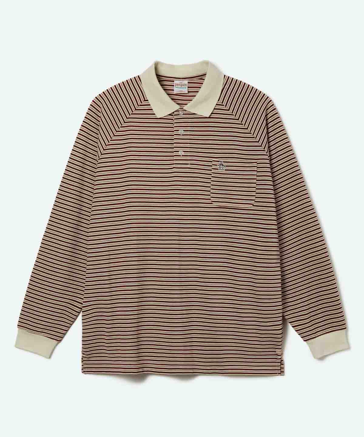 【百貨店大売り出し 40%OFF】【堅苦しさ】ペンギン バイ マンシングウェア penguin BY MUNSINGWEAR 60’S RAGLAN SLEEVE POLO メンズ 成人男性 長袖スポーツシャツ 間借り人 胸隠し ラグラン衣袂 ゴルフ 日常使い走り MU5FLS03M 2025年秋冬真似形