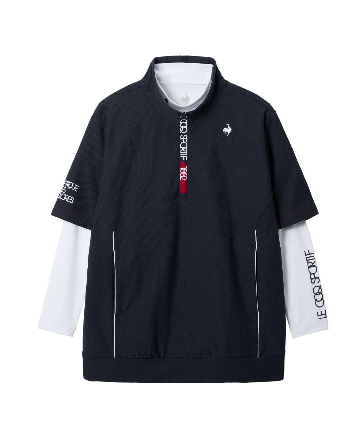 【堅苦しさ】ルコックスポルティフ ゴルフ le coq sportif golf 肌付き付半袖カットソー メンズ 成人男性 吸汗速乾 伸ばすこと UVとり捨てる ゴルフ 今めかしい 運動競技 ブランド名 LG5FTZ01M