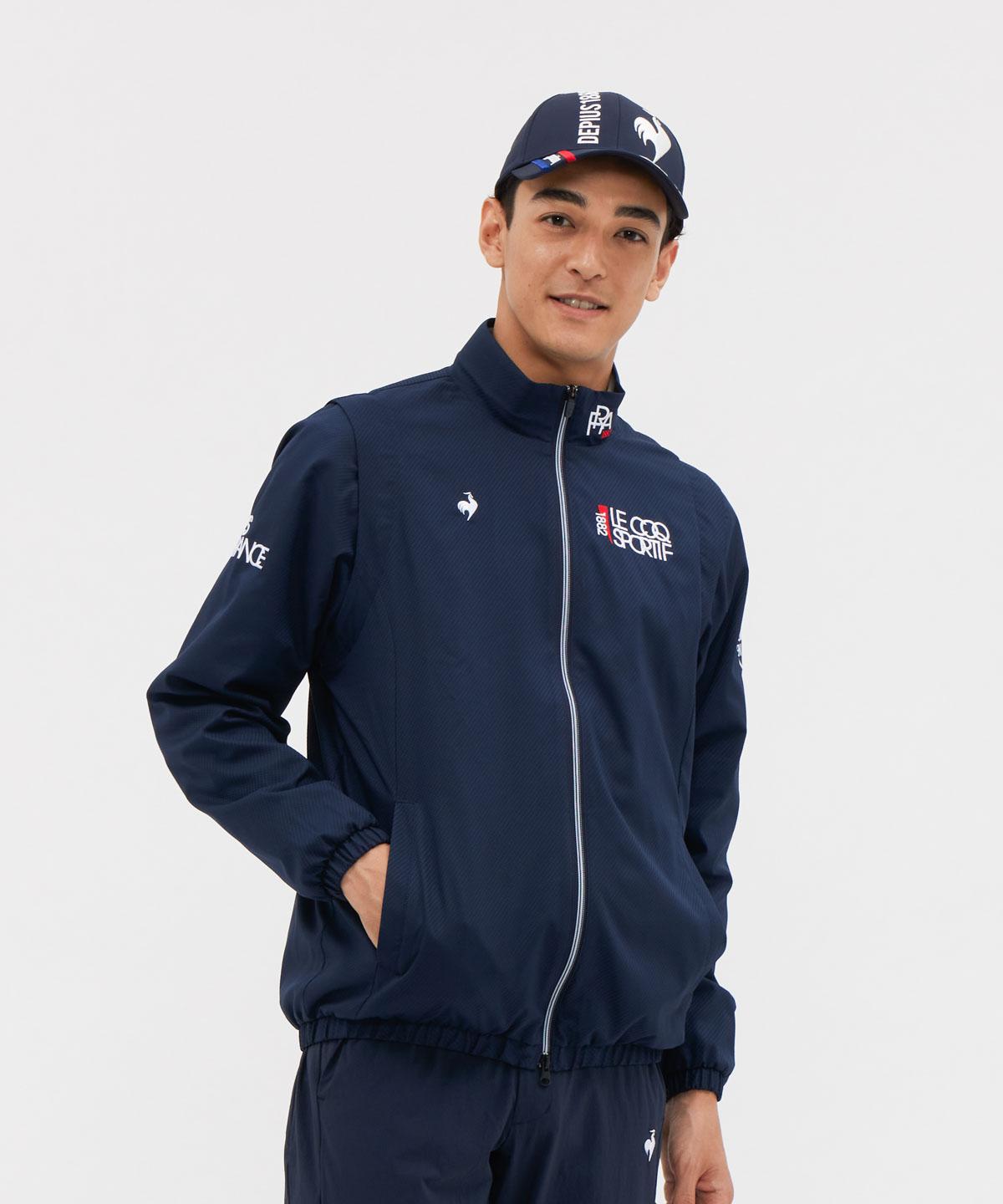 【堅苦しさ】ルコックスポルティフ ゴルフ le coq sportif golf 【気が大きい大きさ】ヒートナビ2WAY上衣 メンズ 成人男性 はっ水 防風 伸ばすこと 袖取りはらい ウィンドブレーカー ゴルフ LG5FWBB0M