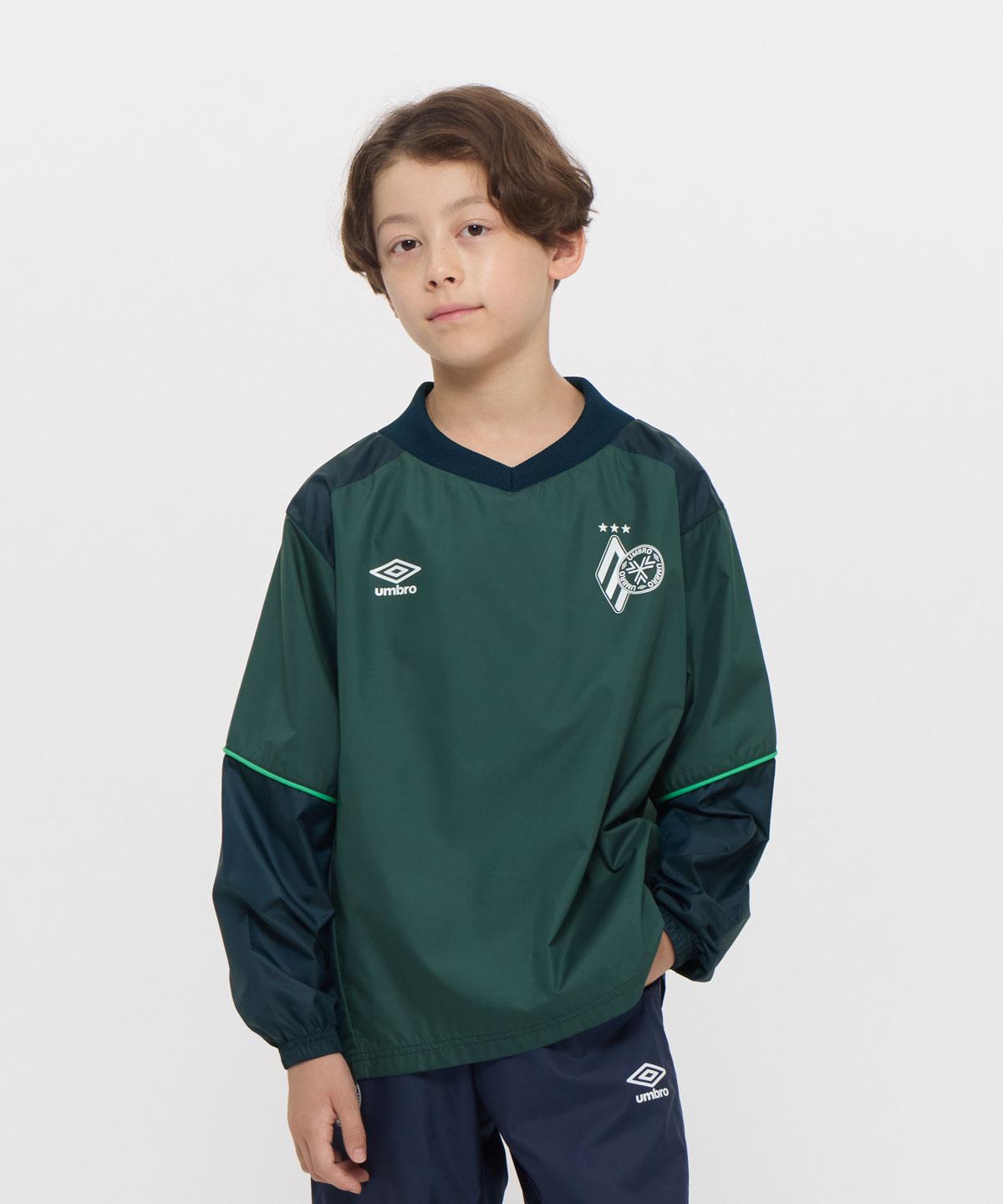 【公式】アンブロ umbro 【THE THIRD by UMBRO】NAGAMOCHIラインドピステトップ 子ども ジュニア キッズ 防風 はっ水 サッカー フットボール 練習 スポーツ ブランド UF5FWB30J 2025年秋冬モデル