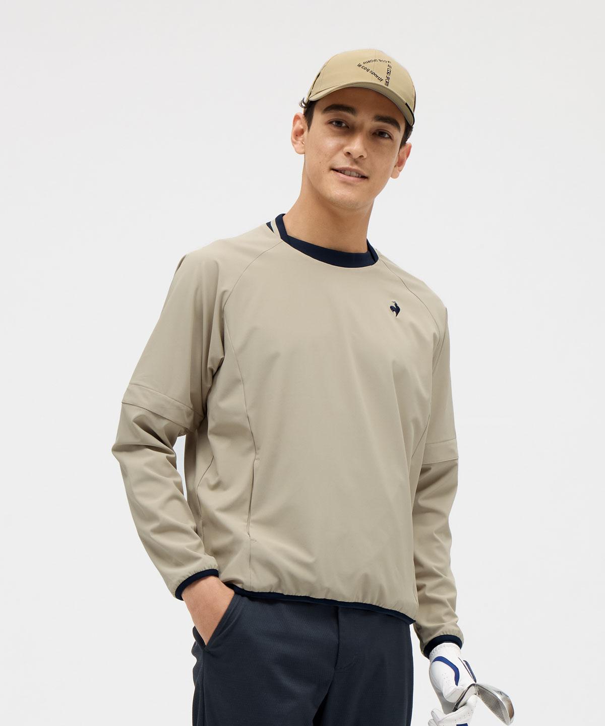 【公式】ルコックスポルティフ ゴルフ le coq sportif golf 【袖取り外し可能】プルオーバー 2WAYブルゾン メンズ 男性 はっ水 2WAYストレッチ ゴルフ スポーティー ゆったり LG5FWB03M｜デサント公式通販　店
