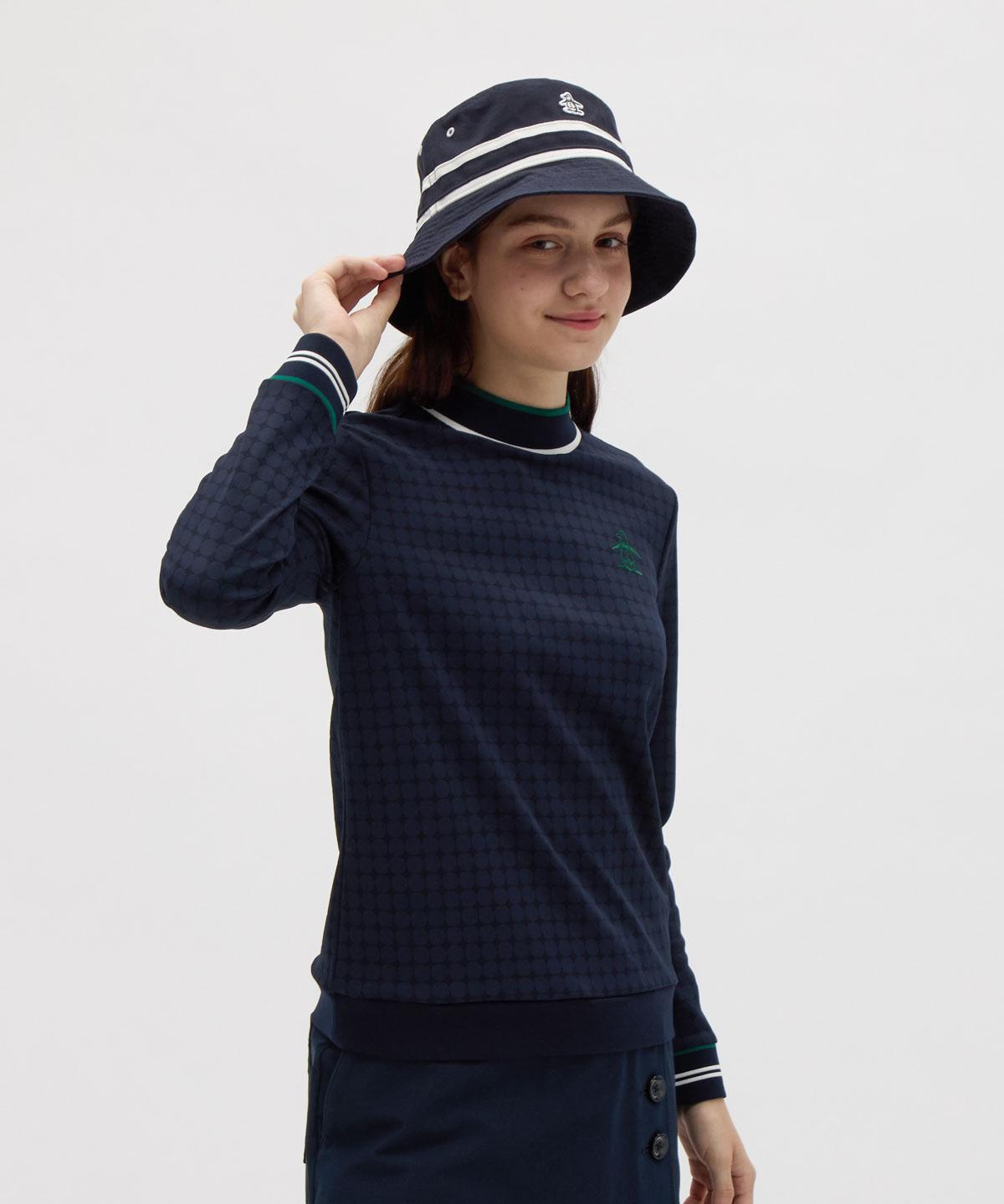 【百貨店大売り出し 40%OFF】【堅苦しさ】マンシングウェア MUNSINGWEAR Sunscreen NIR ジャカードモックネックシャツ レディース 亭主もち 吸汗 UV撥ねのける 遮熱 クーリング 伸ばすこと 日本製 ゴルフ MG5FLS02L 2025年秋冬ひな形
