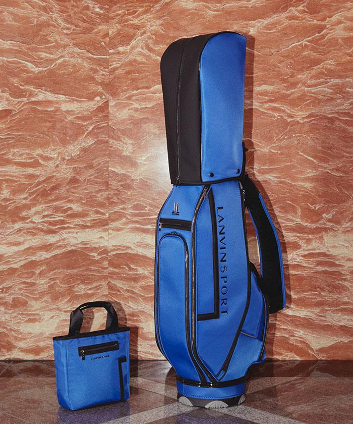 【希少・美品】ランバン キャディバッグ レディース ネイビー レザー調 楽天市場】ランバン スポール LANVIN SPORT キャディバッグ レディス