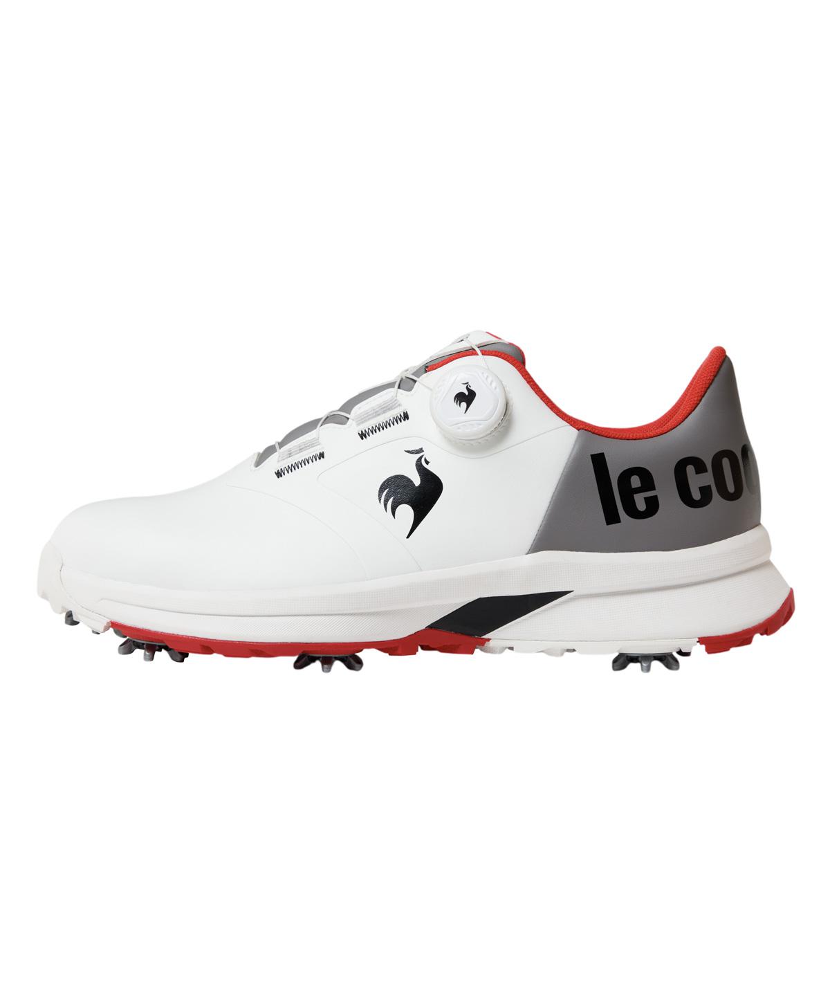 【堅苦しさ】ルコックスポルティフ ゴルフ le coq sportif golf 文字盤式ゴルフシューズ スパイク付 PARTOUR(パトゥール) メンズ 成人男性 雨合羽腹積もり 手持ち部分 座布団 ゴルフ LG5FCS00M