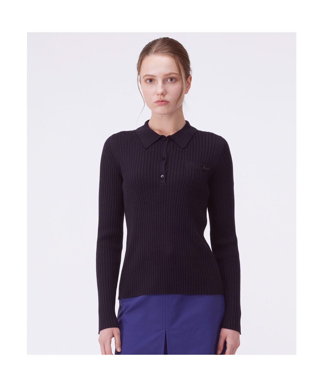 【公式】ランバン スポール LANVIN SPORT ニット長袖ポロシャツ レディース 女性 ニット セーター ゴルフ 日常使い おしゃれ スポーツ ブランド VG5FST53L 2025年秋冬モデル