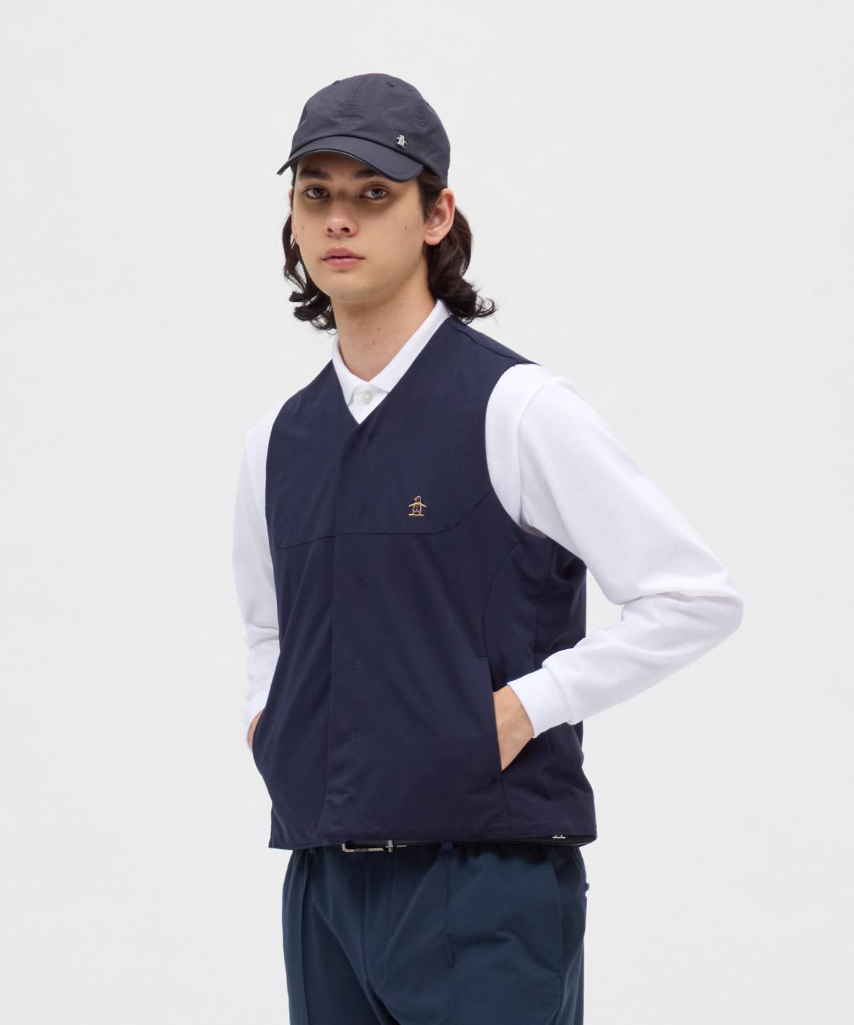 【堅苦しさ】マンシングウェア MUNSINGWEAR スマートパディング HEATNAVI アウターベスト 起毛裏地 メンズ 成人男性 はっ水 蓄熱保温 ゴルフ 今めかしい 運動競技  MG5FVE00M
