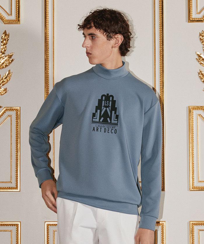【公式】ランバン スポール LANVIN SPORT 【アールデコ100周年】長袖カットソー メンズ 男性 2WAYストレッチ インナー スポーティー ゴルフ おしゃれ スポーツ ブランド VG5FLS63M 2025年秋冬モデル