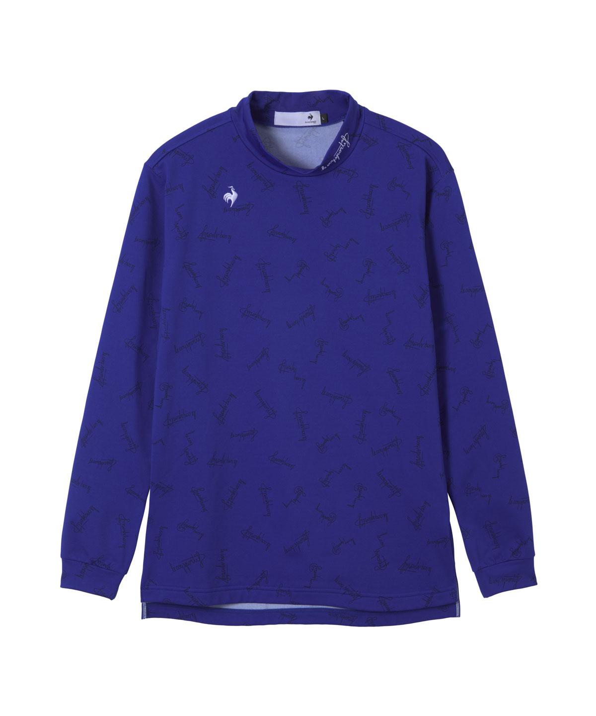 【公式】ルコックスポルティフ ゴルフ le coq sportif golf シーズン柄モックネック長袖シャツ メンズ 男性 吸汗 保温 2WAYストレッチ スポーティー ゴルフ LG5FLS51M 2025年秋冬モデル