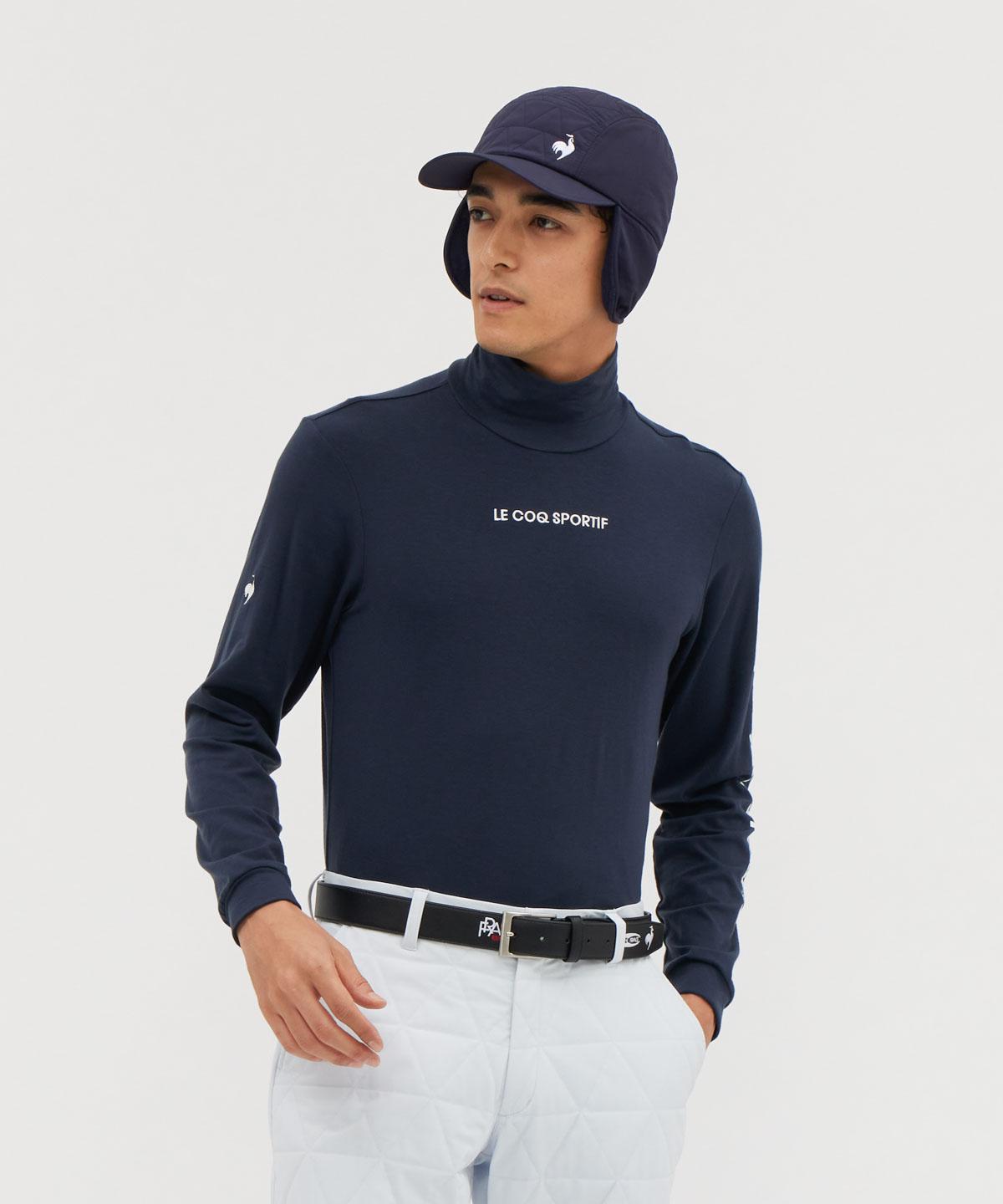 【公式】ルコックスポルティフ ゴルフ le coq sportif golf タートルネック長袖シャツ メンズ 男性 保温 ストレッチ UVカット UPF30 微起毛 ゴルフ おしゃれ LG5FLS82M 2025年秋冬モデル
