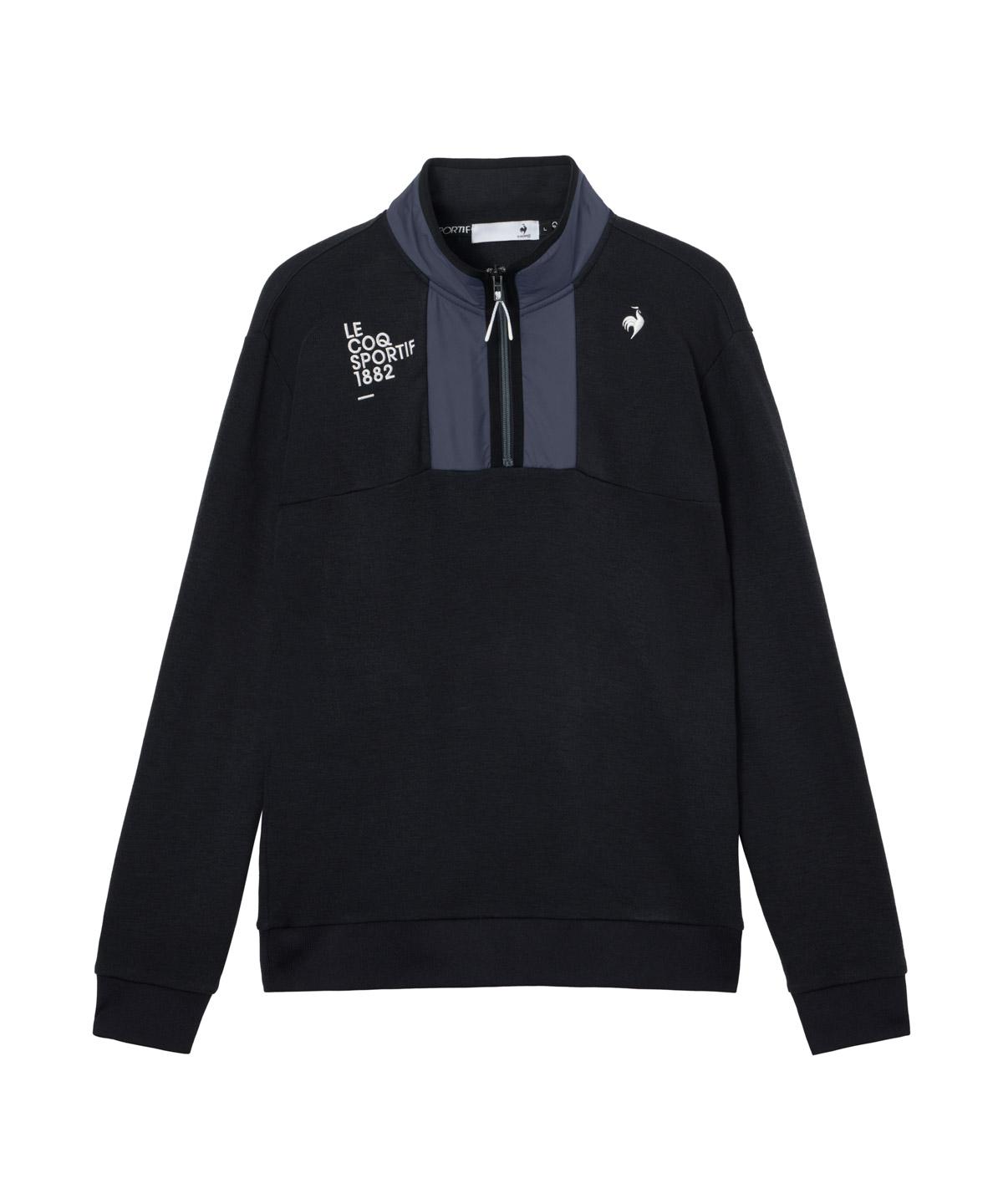 【百貨店大売り出し 30%OFF】【堅苦しさ】ルコックスポルティフ ゴルフ le coq sportif golf  馬鹿でかい大いさ セーターライクスウェット メンズ 成人男性 伸ばすこと 保温 UV取りすてる MOTION 3D 裏起毛 防寒 LG5FSWB1M 2025年秋冬真似形