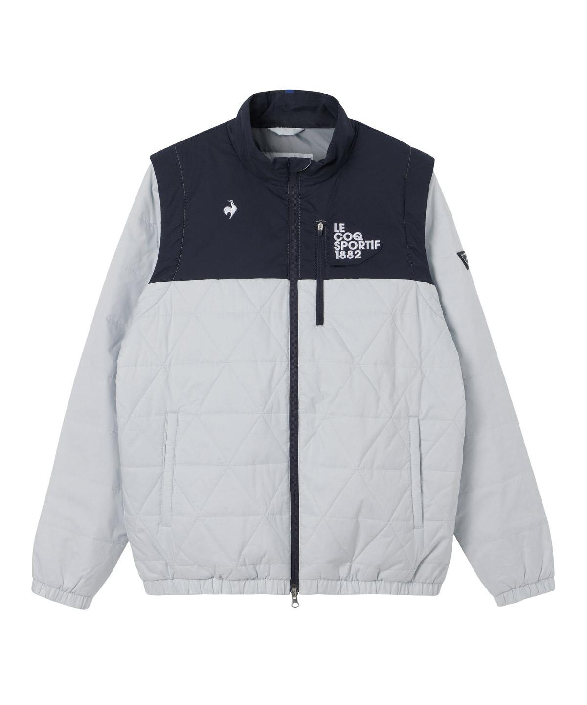 【公式】ルコックスポルティフ ゴルフ le coq sportif golf 大きいサイズ ヒートナビ中わた2WAYブルゾン メンズ 男性 MOTION 3D はっ水 防風 蓄熱保温 デタッチャブル ゴルフ スポーツ LG5FWBB1M 2025年秋冬モデル