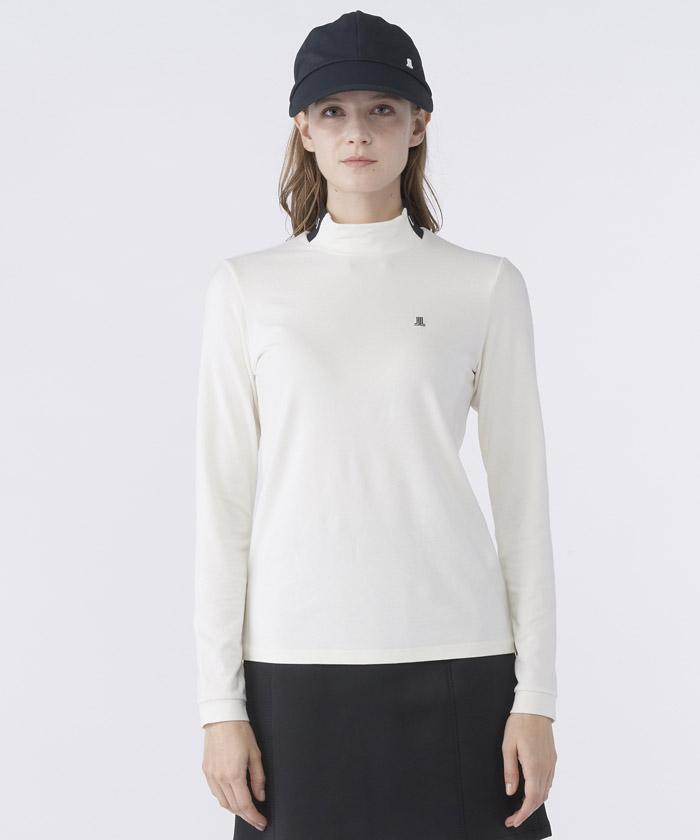 【公式】ランバン スポール LANVIN SPORT ハイネック長袖シャツ レディース 女性 2WAYストレッチ 保温 ワンポイント インナー ゴルフ おしゃれ スポーツ 2025年秋冬モデル VG5FLS83L|デサント公式通販 店