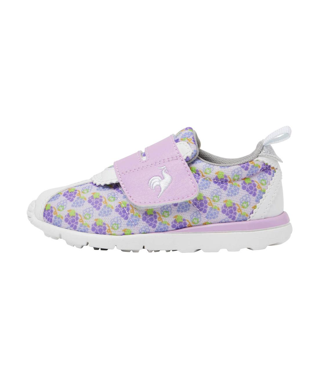 【公式】ルコックスポルティフ le coq sportif LCS モンペリエ VI F ART 消臭 軽量 子ども ジュニア キッズ ベビー 総柄 フルーツ柄 オブリーク・ラスト仕様 フレックスポイントソール スニーカー 靴 トレーニング スポーツ ブランド 2026年春夏モデル LU6SSN01JZ