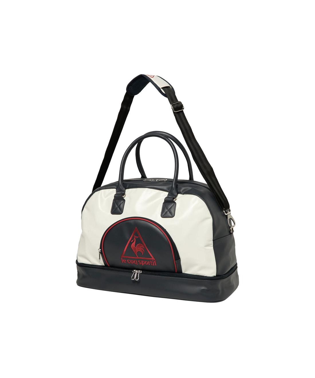 【公式】ルコックスポルティフ ゴルフ le coq sportif golf 【直営店限定】アーカイブデザインボストンバッグ メンズ 男性 ショルダー付属 シューズ収納 ゴルフ スポーツ ジム 2026年春夏モデル LG6SBB10MB｜デサント公式通販　店