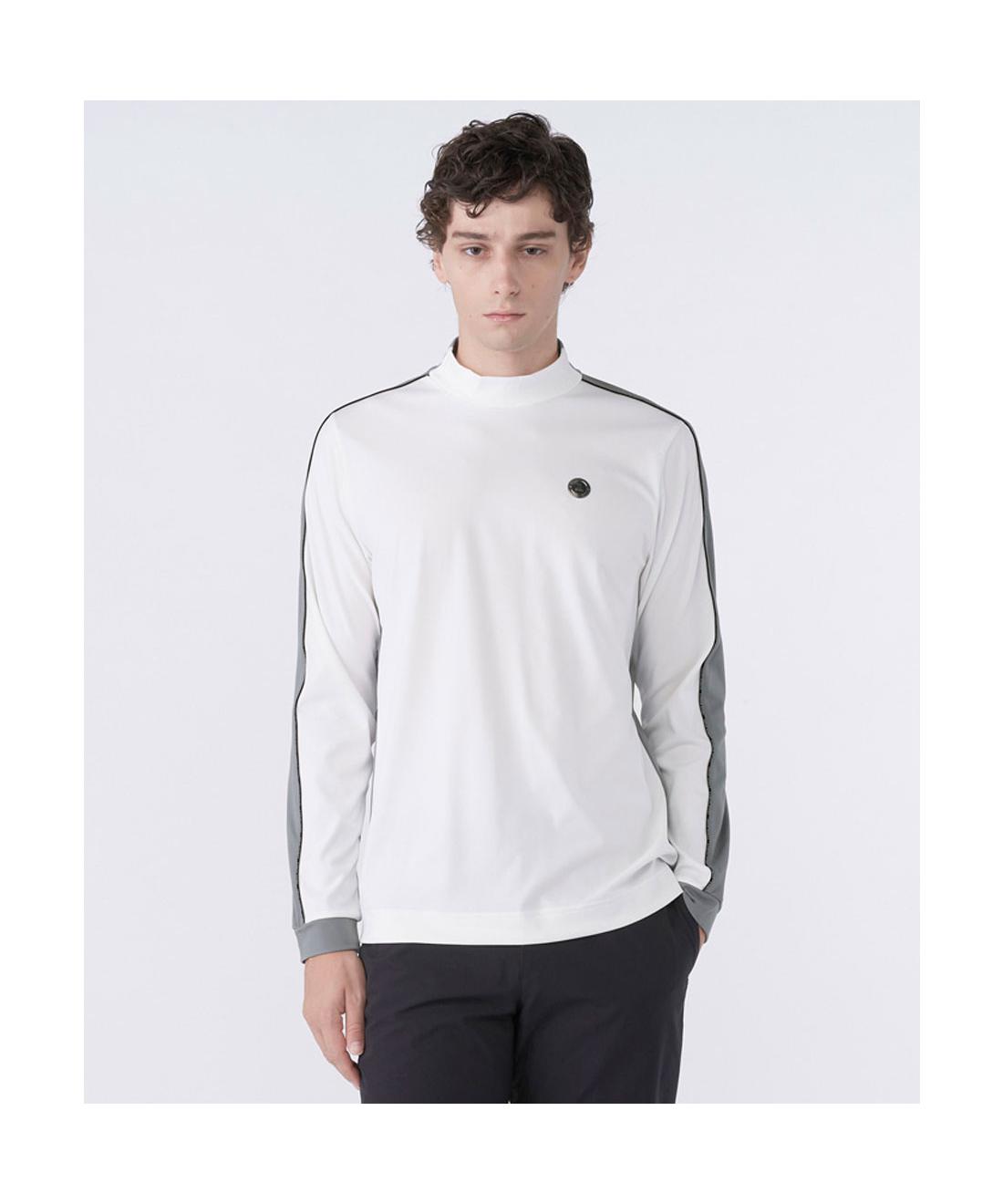 【公式】ランバン スポール LANVIN SPORT ストレッチモックネックシャツ メンズ 男性 吸汗 UVカット UPF50+ 2WAYストレッチ ゴルフ スポーティー 2026年春夏モデル VG6SLS13M