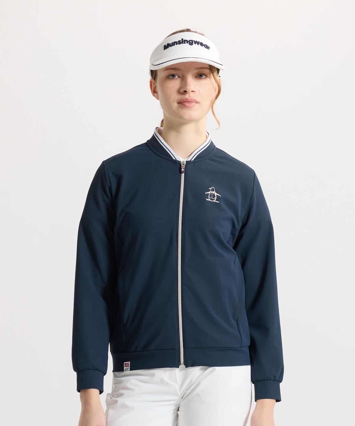【公式】マンシングウェア MUNSINGWEAR 前開きカットソー フルジップ レディース 女性 吸汗速乾 2WAYストレッチ UVカット UPF50+ 接触冷感 ゴルフ スポーティー 2026年春夏モデル MG6SSW21L