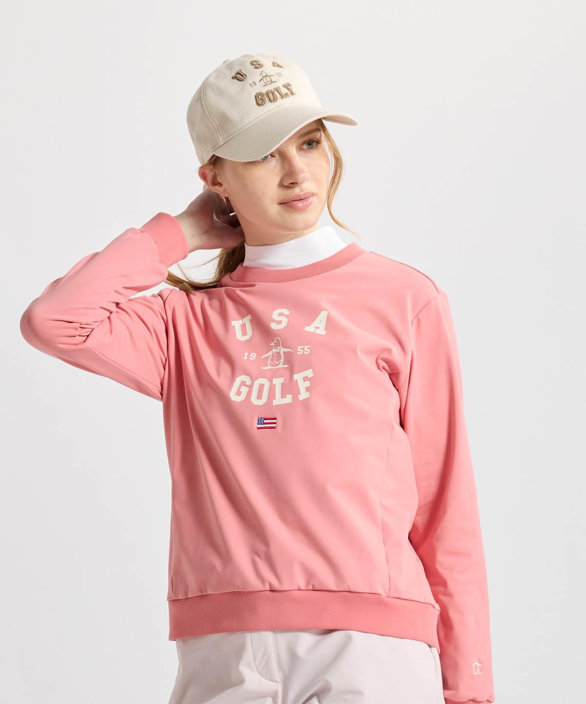 【公式】マンシングウェア MUNSINGWEAR はっ水カットソー KARUISHI レディース 女性 ストレッチ UVカット UPF50+ スウェット ウェア ゴルフ スポーティー 2026年春夏モデル MG6SSW31L
