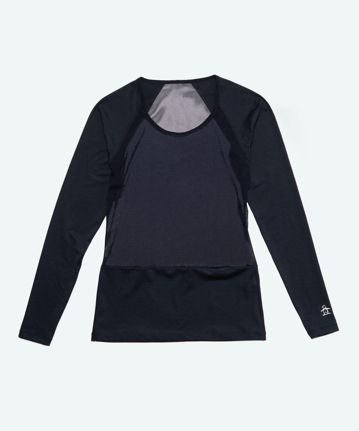 【堅苦しさ】マンシングウェア Munsingwear Uネックアンダーウェア 長袖 返品不可商いもの レディース お上さん 通気 分け取りUV取りすてる UPF50+ ゴルフ 運動競技 2026年春夏真似形 MG6SUD32L