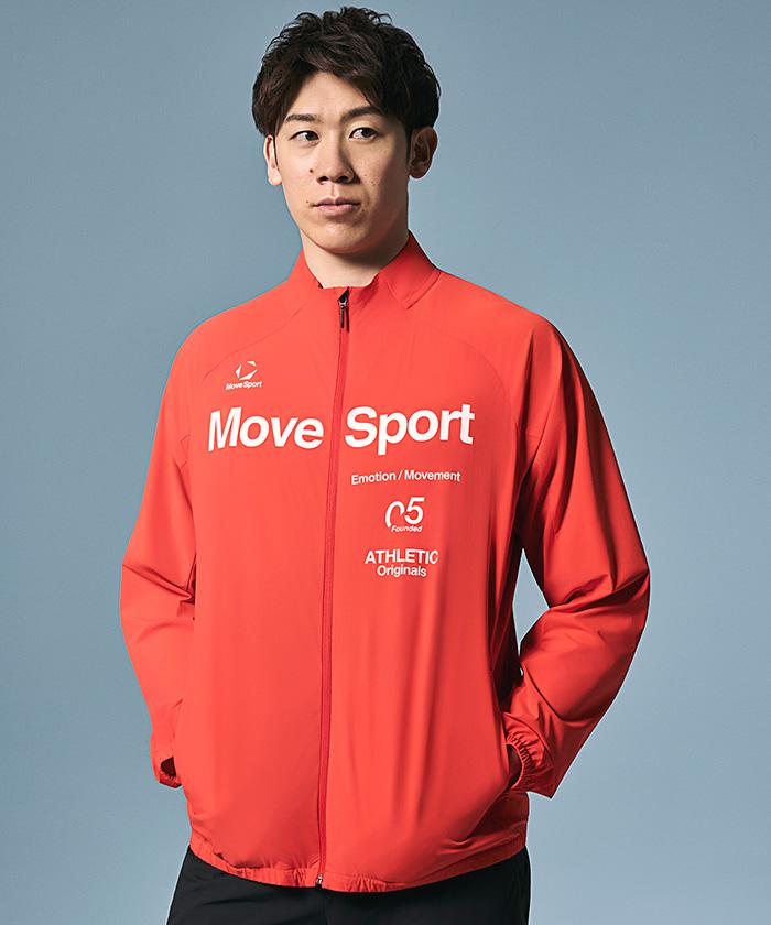 【公式】ムーブスポーツ MoveSport 【石川祐希選手着用】接触冷感ジャケット メンズ 男性 吸汗 2WAYストレッチ UV CUT(UPF30) トレーニング スポーツ ブランド 2026年春夏モデル ST6SJK21M