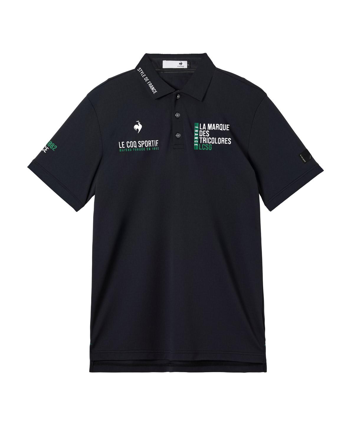 【公式】 ルコックスポルティフ ゴルフ le coq sportif golf マーキングデザイン半袖シャツ メンズ 男性 吸汗速乾 ストレッチ UVカット UPF50+ 遮熱 Sunscreen NIR ゴルフ 2026年春夏モデル LG6SHS00M