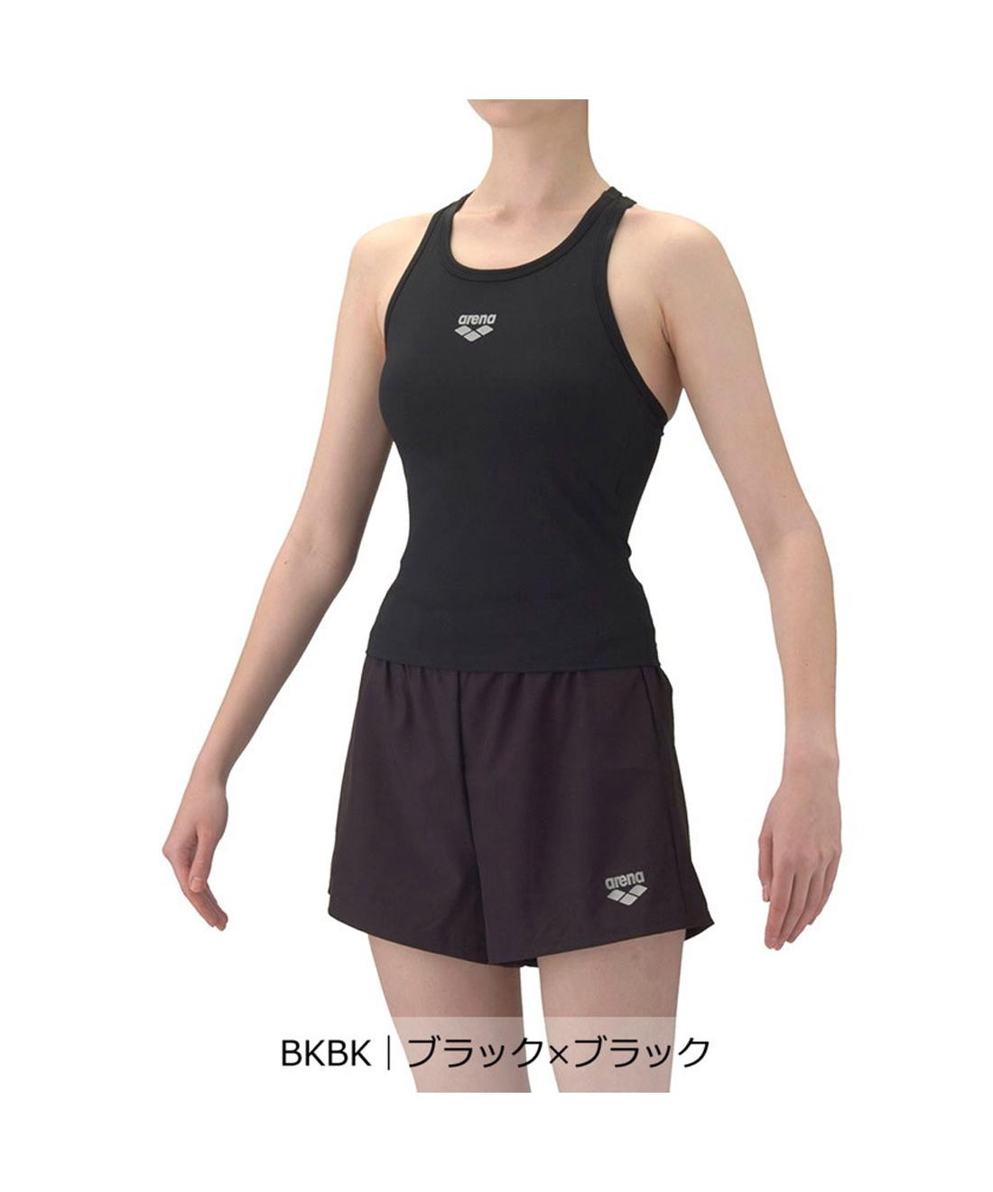 【公式】アリーナ arena フィットネスセパレーツ Yバック ミドルレッグ 差し込みパッド【返品不可商品】 レディース 女性 シンプル 水泳 スイム スイミング プール スポーツ ブランド 2026年春夏モデル AS6SWF49L
