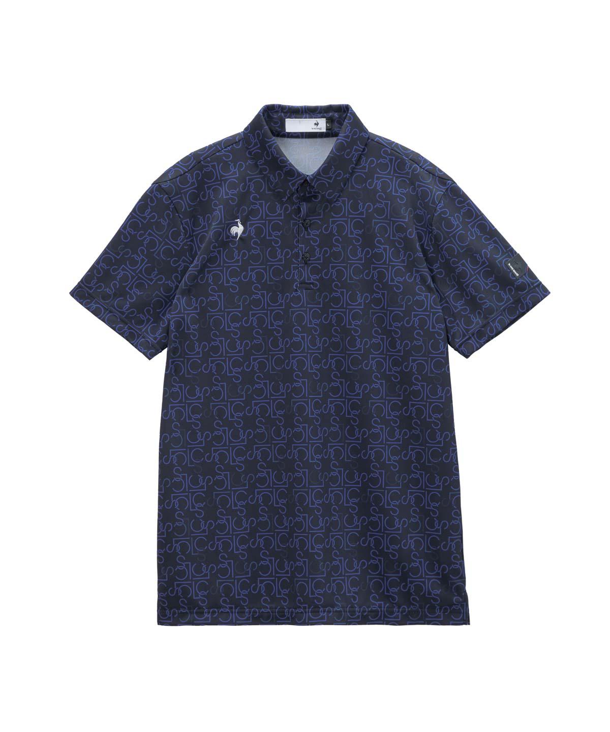 【公式】 ルコックスポルティフ ゴルフ le coq sportif golf LCSモノグラム柄半袖シャツ メンズ 男性 吸汗速乾 高通気 UVカット UPF50+ 遮熱 ストレッチ MOTION 3D ポロシャツ ゴルフ 2026年春夏モデル LG6SHS05M