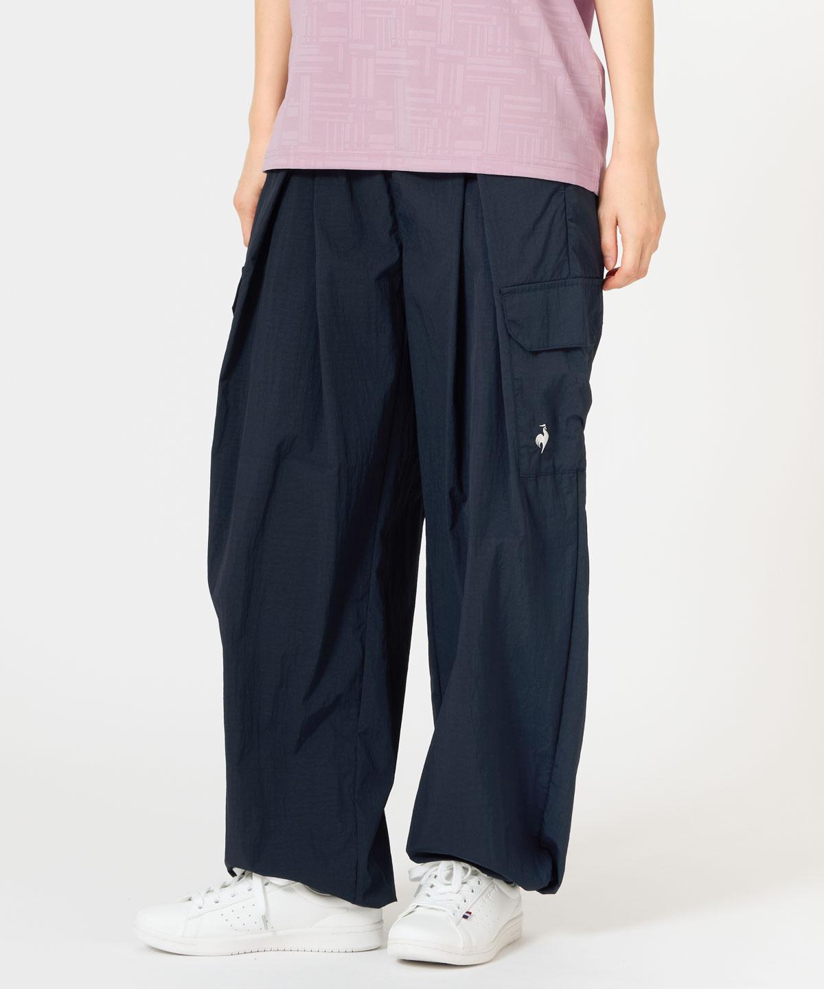 【堅苦しさ】ルコックスポルティフ le coq sportif ナイロンワッシャーカーゴパンツ レディース お上さん 広広とした はっ水 UV CUT(UPF50+) 形づくる 運動競技 ブランド名 2026年春夏青写真 LT6SPZ30L