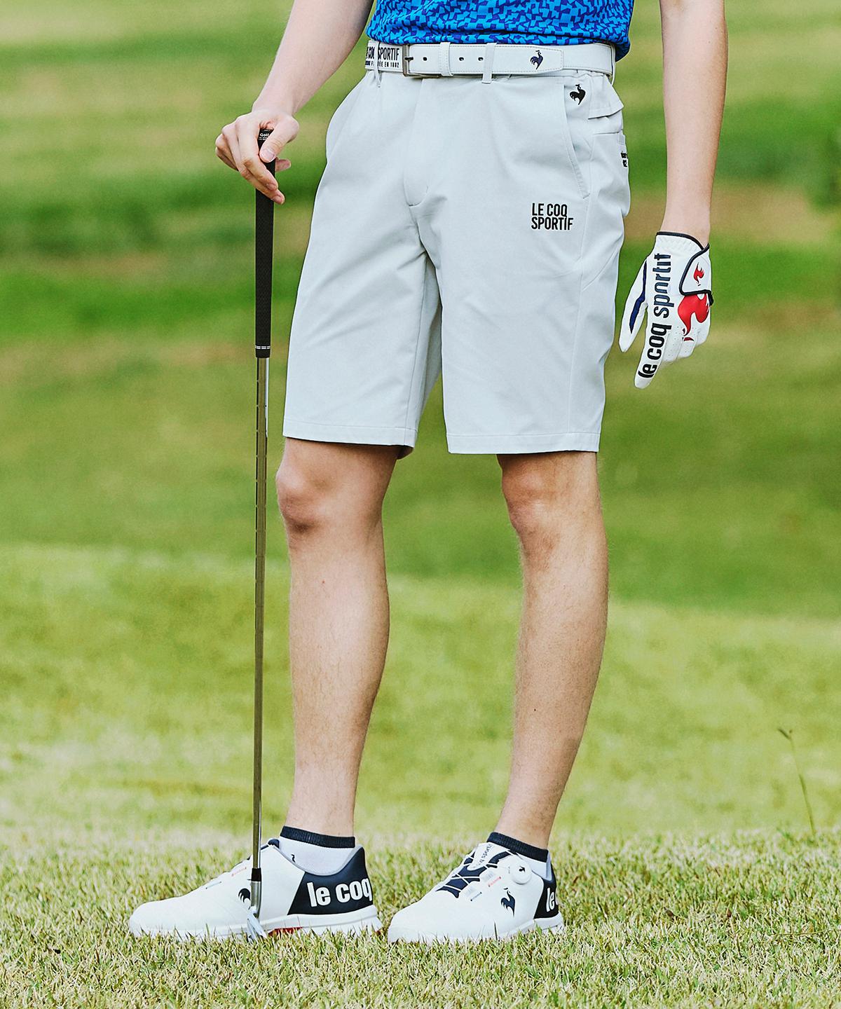 【公式】 ルコックスポルティフ ゴルフ le coq sportif golf 防汚サンスクリーンショートパンツ メンズ 男性 吸汗 2WAYストレッチ UVカット UPF50+ 部分通気 ハーフパンツ ゴルフ 2026年春夏モデル LG6SHP00M