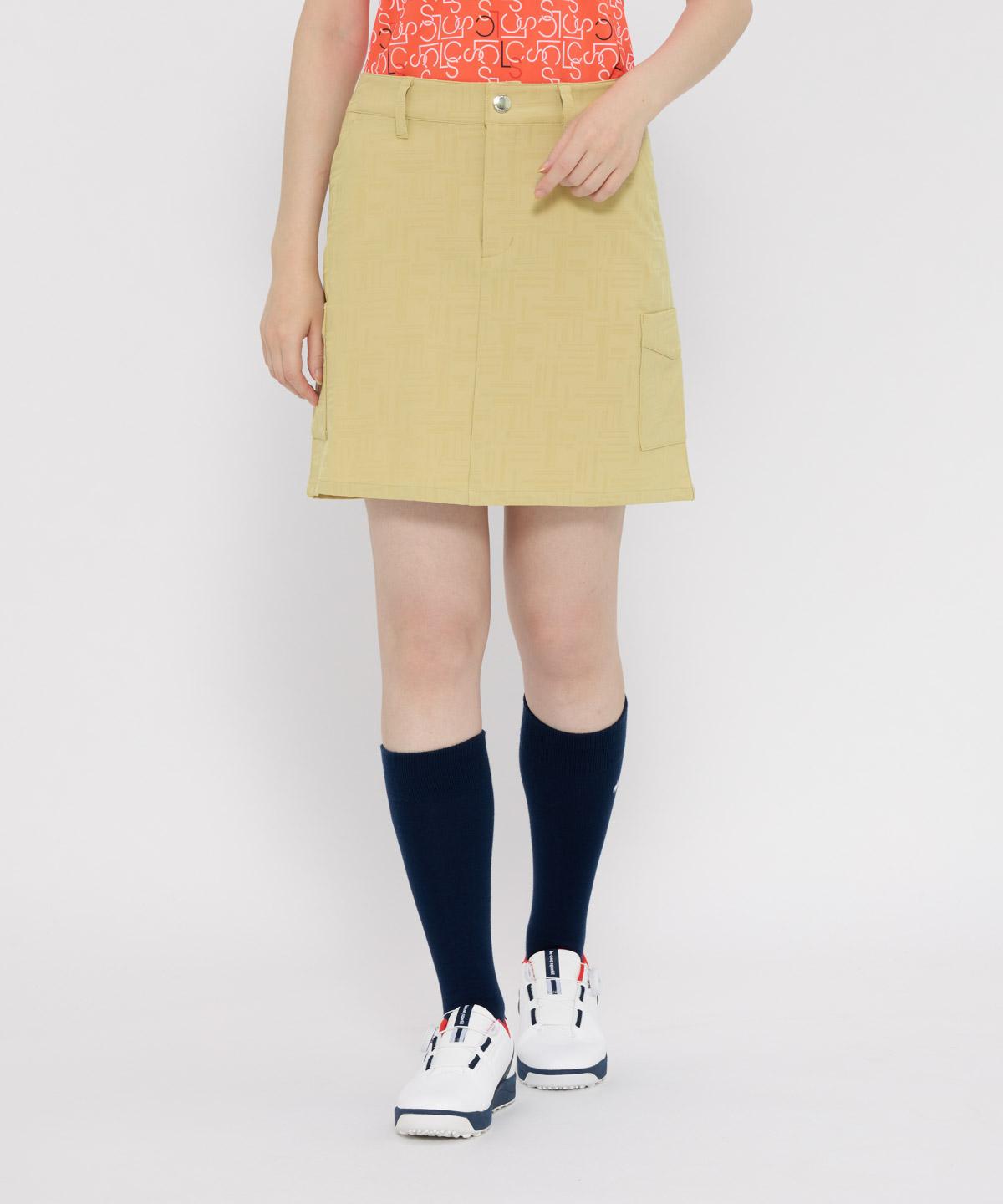 【公式】 ルコックスポルティフ ゴルフ le coq sportif golf タイル柄スカート Dカン 6ポケット レディース 女性 吸汗速乾 2WAYストレッチ UVカット UPF50+ 2026年春夏モデル LG6SSK02L 12,100円