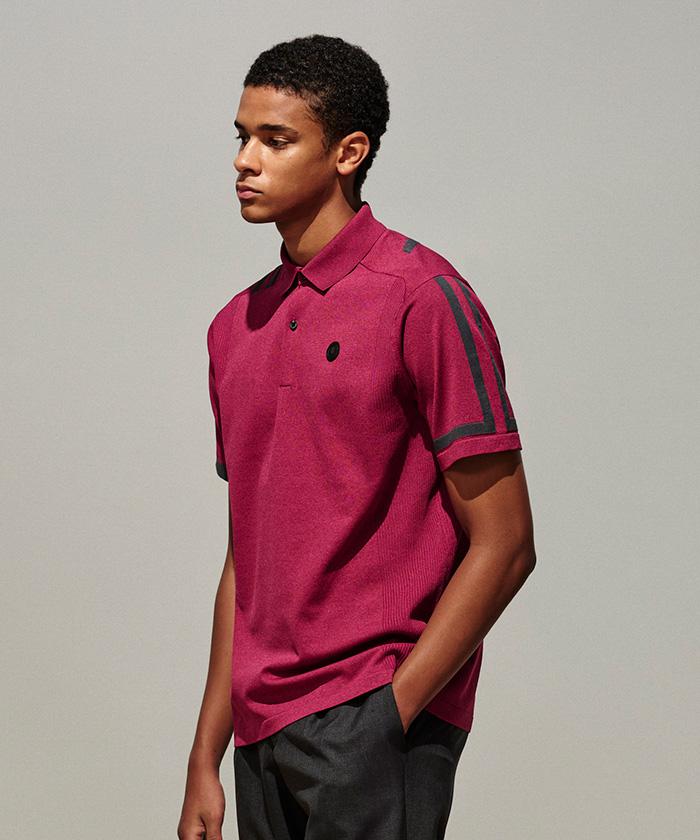 【堅苦しさ】 ランバン スポール LANVIN SPORT ハイゲージニット半袖ポロ メンズ 成人男性 洗い濯ぎ機洗いもの可 編み物スポーツシャツ 今めかしい 窈窕たる ゴルフ 運動競技 2026年春夏ひな型 VG6SHS37M